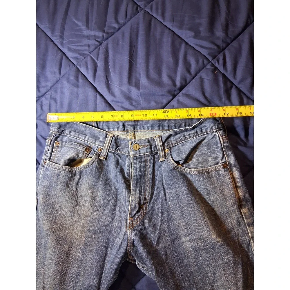 Levis 527 Slim Bootcut Jeans Mens 34x34 Medium Wash Denim Blue